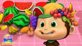 Canção de frutas | Musica para bebes | Canção infantil | Loco Nuts | Desenho para bebe