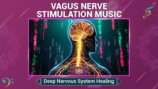 Vagus Nerve Stimulation Music - Relief Stress, Panic & Mental Fatigue - Deep Nervous System Healing