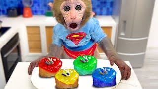 BonBon Macaquinho Descobre a Máquina de Doces Arco-Íris Deliciosos - BonBon Em Português