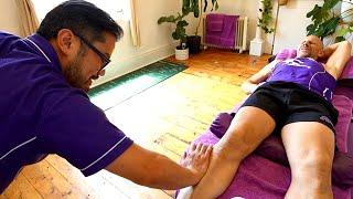 DRIVERS LEG Treatment with Elliot & Ninja