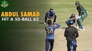 Abdul Samad hit a 50-ball 63 | Pakistan Shaheens vs Sri Lanka A | 1st One-Day, 2024