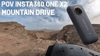 UAE Mountains and Wadi Drive - POV Insta360 One X2 - 4K