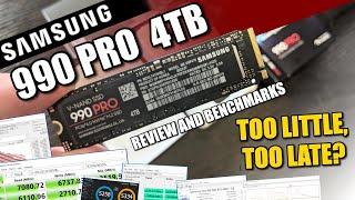 Samsung 990 PRO 4TB SSD Review - Too Little, Too Late?