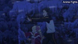 Subaru and Beatrice VS The Great Rabbit I Re: Zero Season 2 Episode 25 | Anime Fights