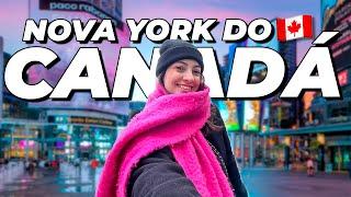 ESSA É A NOVA YORK DO CANADÁ! Vlog de viagem em Toronto - Será que ainda é segura? VALE A VISITA?