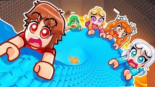 ESCAPE THE PIT In Roblox With MY CRAZY FAN GIRLS...