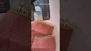 Poncha design  with lace#fashion #diy #stitching #shortvideo #new