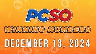 P214M Jackpot Ultra Lotto 6/58, 2D, 3D, 4D, and Mega 6/45 | December 13, 2024