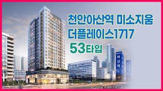 천안아산역 미소지움 더플레이스1717 53㎡타입  VR