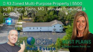  R3 Zoned Multi-Purpose Property | 5500 sq ft | West Plains, MO | School, Church or Mult-Family 