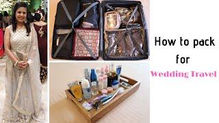 Tips To Pack Suitcase For wedding Functions | Travel Packing For Indian Wedding