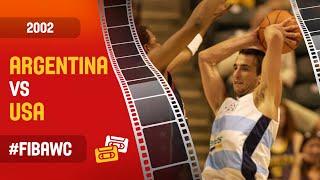 ARGENTINA vs USA - Full Game - FIBA Basketball World Cup 2002