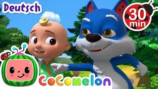 Tierchen Tanz  | CoComelon - JJ's Animal Time Deutsch | Cartoons und Kinderlieder