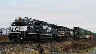 Brand New Norfolk Southern SD70ACC leads NS 223