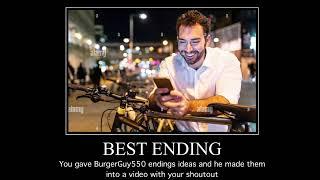 BurgerGuy550 all endings 100th ending video special