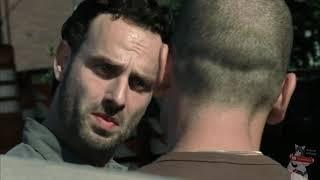 The Walking Dead - Rick Pelea Con Shane (Latino)