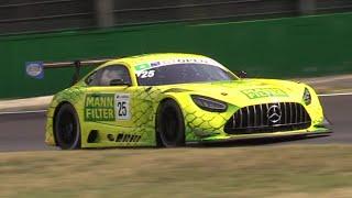 Mercedes AMG GT3 EVO Racing at Monza Circuit- Pure Sound in Action!