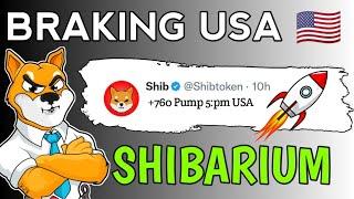 4:AM - USA बड़ा ऐलान SHIBARIUMSHIBA INU COIN +760% PUMP1₹ SOON SHIBA NEWS TODAY PRICE PREDICTION