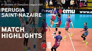 Sir Sicoma Monini PERUGIA Highlights vs  SAINT NAZAIRE VB Atlantique