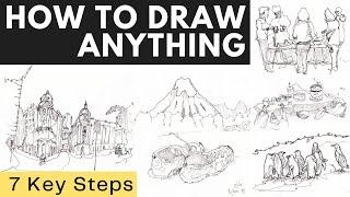 How to Draw Anything - 7 Easy Tips for Beginners