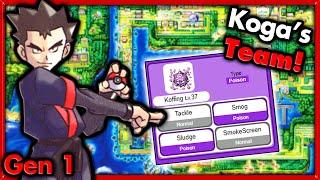 Can I Beat Pokemon Red with ONLY Koga's Team & Moves?  Pokemon Challenges ► NO ITEMS IN BATTLE