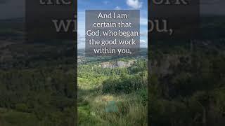 He will complete the work #bibledaily #Godatwork