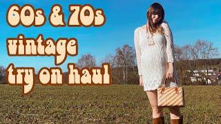 60s & 70s Vintage Haul I Thrift Try On Haul