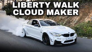 Never A Dull Moment With Disturbing The Peace | Liberty Walk BMW M4 Burnout + Crazy Pops