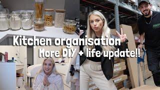 KITCHEN ORGANISATION | DODGY DIY, LIFE UPDATE | Ellie Bennett