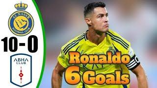 Ronaldo  AL Nassr vs Abha 10-0 - All Goals - 2024