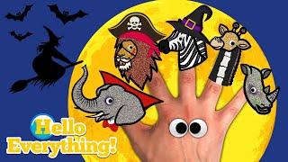 Halloween Animals Finger Family | Kids Songs and Nursery Rhymes