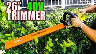 RYOBI 40V HP Hedge Trimmer Review [RY40660VNM]