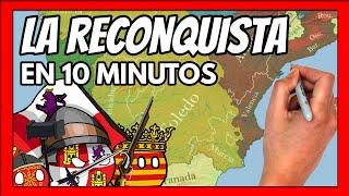  La RECONQUISTA de la PENÍNSULA IBÉRICA en 11 minutos | Resumen fácil y divertido