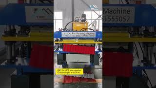 double layer metal roofing sheet making machine |galvanized roofing panels machine|corrugated roof