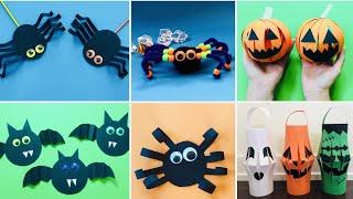 6 Easy Halloween Craft Ideas for Kids | Halloween Paper Craft Ideas | Easy Kids Halloween Crafts