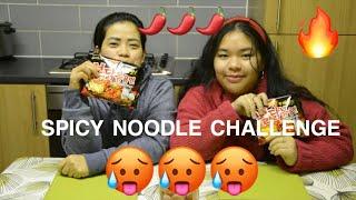 EXTREME SPICY NOODLE CHALLENGE. (VERY DANGEROUS)