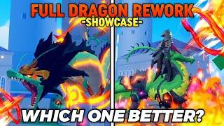  Full Dragon Rework Showcase! (+PvP Clip)【Blox Fruits】