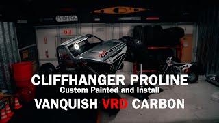 CRAWLER BODY CLIFFHANGER PROLINE PAINTED AND INSTALL ON VANQUISH VRD CARBON SCALE 1/10