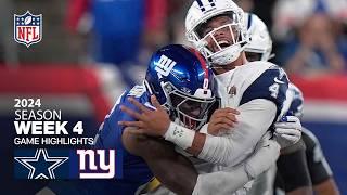 Dallas Cowboys vs. New York Giants Game Highlights | NFL 2024 Season Week 4