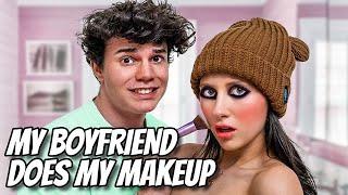 My BOYFRIEND Tries Doing My MAKEUP! **Fail**