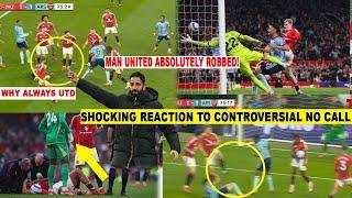 This is UNBELIEVABLE! It's Shameful SCANDALOUS! OMG! MAN UTD Robbed! CONTROVERSIAL NO CALL