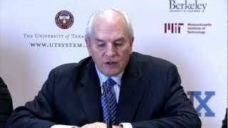 UT System and edX News Conference