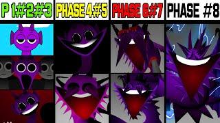 Phase 1 VS Phase 2 VS Phase 3 VS Phase 4 VS Phases 5-8 in Incredibox Sprunki!