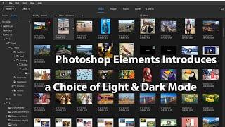 New U. I.  Dark & Light Choice-Photoshop Elements & Premiere Elements