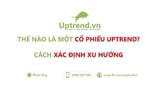 Cách xác định xu hướng cổ phiếu?  Thế nào là cổ phiếu uptrend ?