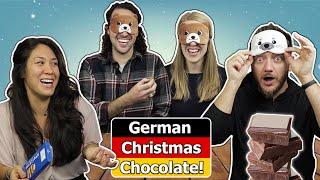 GERMAN CHRISTMAS CHOCOLATE TASTE TEST! (ft. Passport Two)