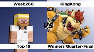 Epitech Chase #25 - Top 16 WQF - Weeb260 (Steve) vs. KingKong (Bowser)