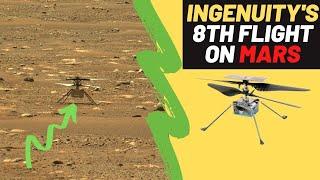 Ingenuity's 8th Mars flight in june 2021