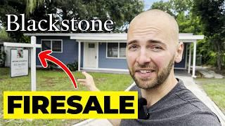 Blackstone is liquidating houses in Florida.