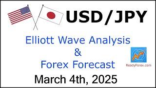 USD JPY Elliott Wave Analysis | Forex Forecast | March 4 2025 | USDJPY Analysis Today